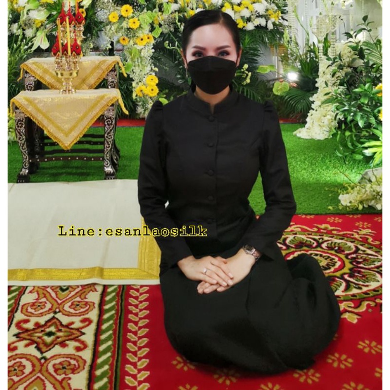 งานตัดช่างไทย ขายแยกชิ้นค่ะ เสื้อและซิ่นจิตรลดา​ไหมอินเดีย299พร้อมส่ง32-50 มีตามในสต๊อก​กดดูได้คะ มีเก็บเงินปลายทาง