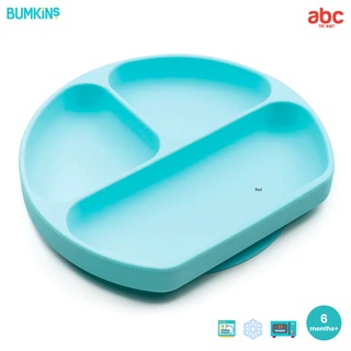 Bumkins จานข้าวเด็ก ซิลิโคน ดูดโต๊ะได้ Silicone Grip Dish รูปที่ 2