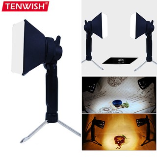 Tenwish โคมไฟตั้งโต๊ะ LED ขนาดเล็ก แบบพกพา สําหรับถ่ายภาพสตูดิโอ