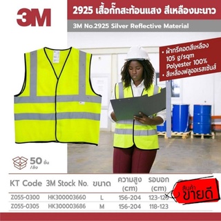 3M เสื้อนิรภัยสะท้อนแสง มาตราฐาน USA