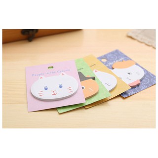 โพสต์อิท post it สไตล์เกาหลี รูปแมว