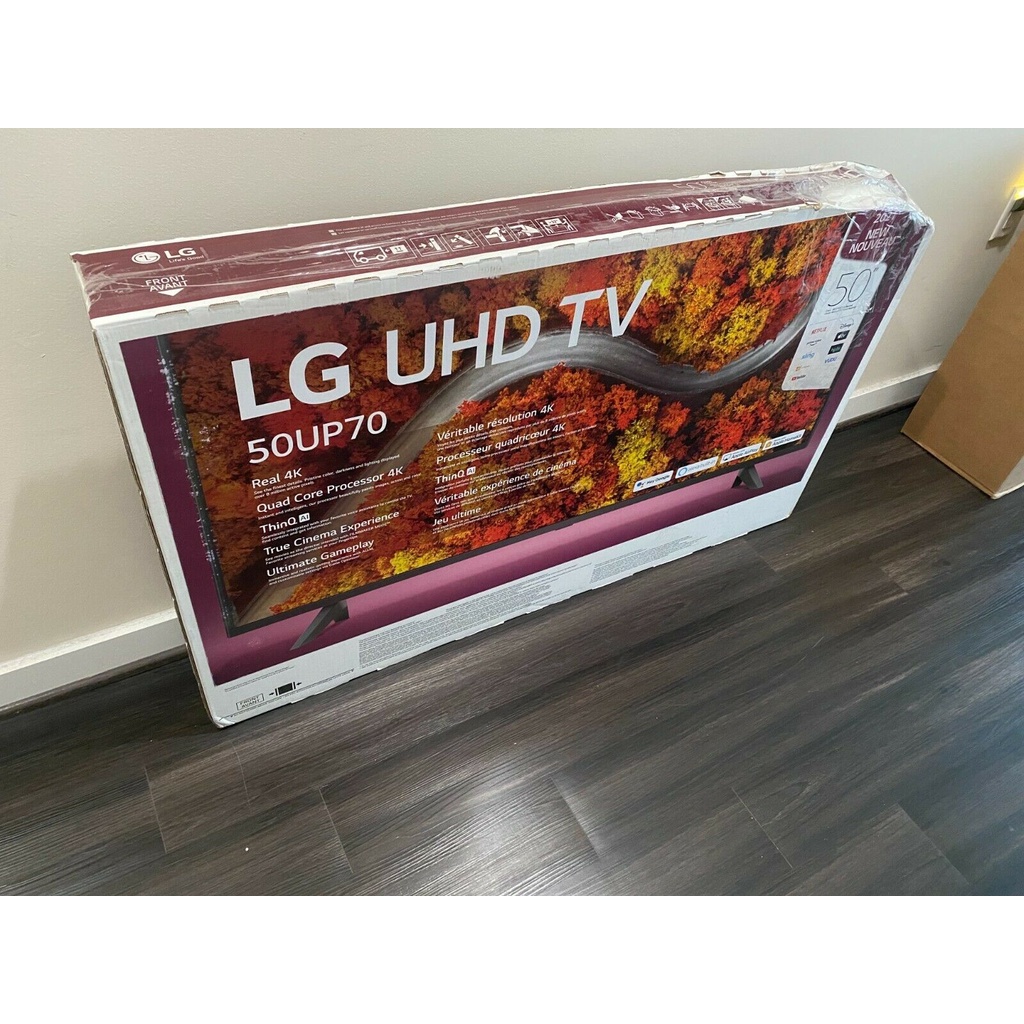 LG 50UP7000PUA 50” 4K LED UHD Smart webOS ThinQ 50 inch TV (2021)
