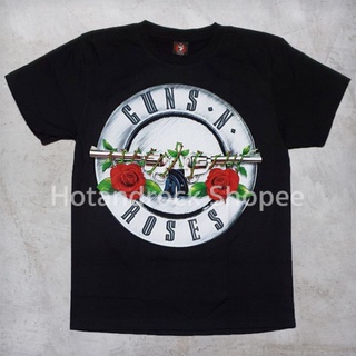 เสื้อวงสีดำ Guns&amp;Roses TDM 0413 Hotandrock