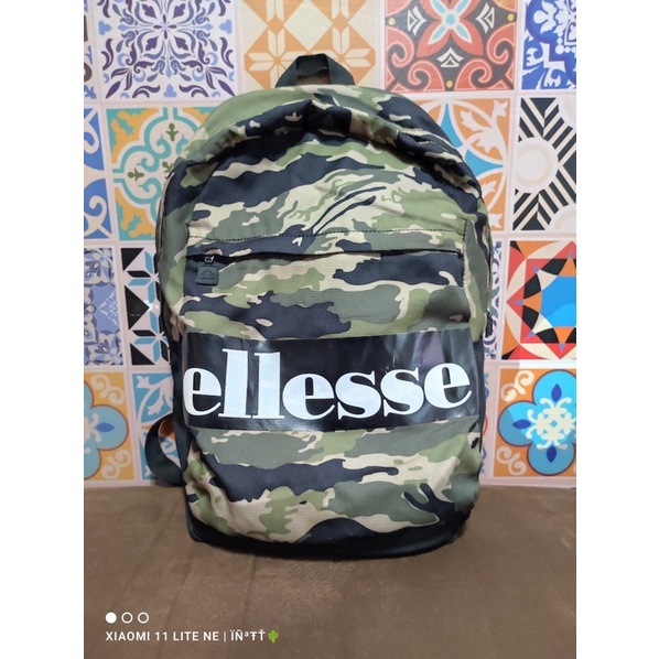 กระเป๋าเป้ ellesse แท้ มือ2 สภาพดี