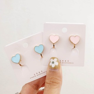 พร้อมส่ง!!! ต่างหูแฟชั่น ต่างหูน่ารักสำหรับผู้หญิง ต่างหูเกาหลี แบบหนีบ