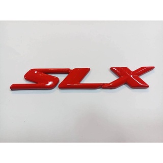 B.S.D โลโก้  SLX  แดง 16×2.5cm