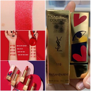 Limited edition! YVES SAINT LAURENT Rouge Pur Couture Lipstick #119