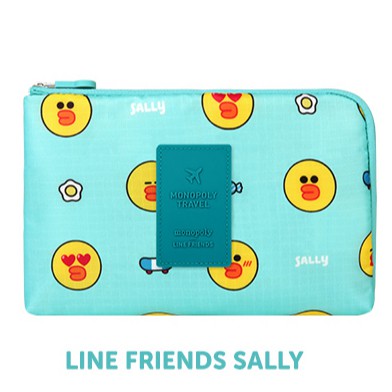 Line Friends Cable Pouch L กระเป๋าใส่สายชาร์จ กระเป๋าใส่มือถือ ลิขสิทธิ์แท้ พร้อมส่ง