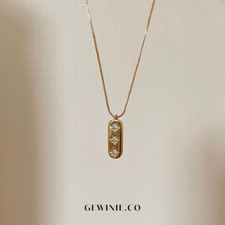 Gewinie.co - Sparkling Necklace (สร้อย flat chain)