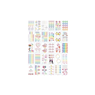 สติกเกอร์รอยสัก ลายการ์ตูน กันน้ํา แฟชั่นสําหรับผู้หญิง