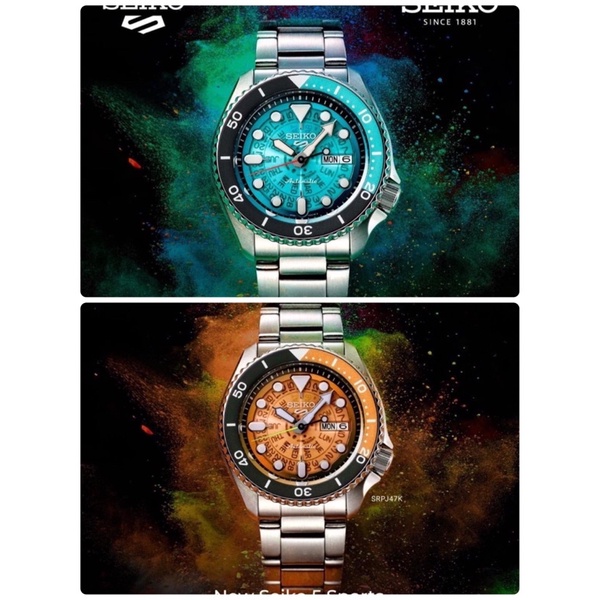 นาฬิกา NEW SEIKO 5 SPORTS SKELETON TIME SONAR 70'S รุ่น SRPJ45K1 SRPJ45K SRPJ45 / SRPJ47K1 SRPJ47K SRPJ47