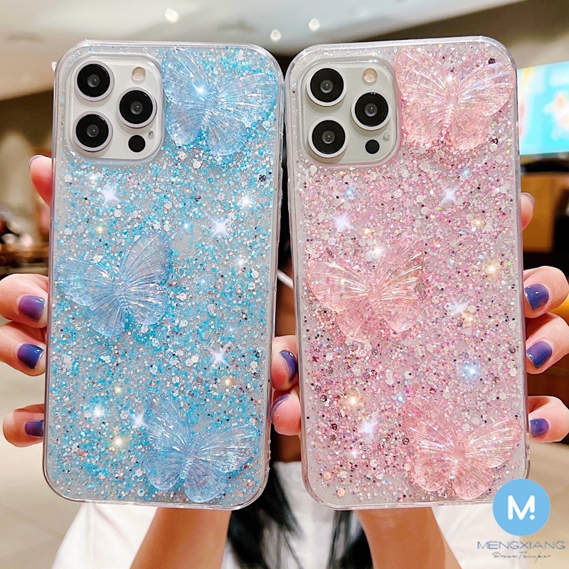เคสป้องกันโทรศัพท์มือถือ ลายผีเสื้อ สําหรับ OPPO A76 A36 A96 A16K A12 A12E A7 A5S A3S A54 A74 A94 A15 A15S A3 F7 A5 A9 2020