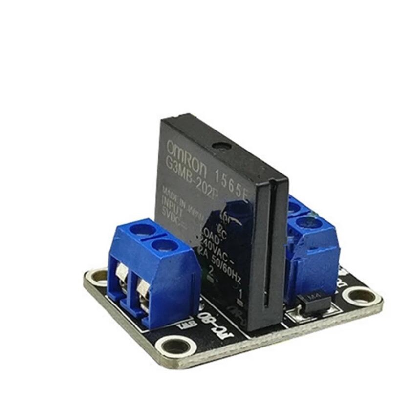 1 Channel 5V DC Solid State Relay Module Board Low Level Trigger G3MB-202P Relay SSR 240V AC 2A for Arduino PLC Controller