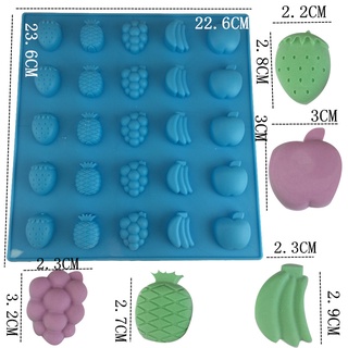 Fruit Silicone mold ซิลิโคน รวมผลไม้ Fruit Silicone mold  บล็อคซิลิโคน รูปทรงผลไม้