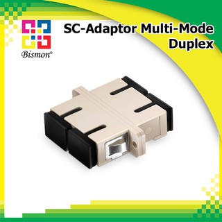 ข้อต่อกลางไฟเบอร์ออฟติก SC Adaptor Duplex Fiber optic Multi-mode ข้อต่อ ไฟเบอร์ออฟติก ตัวเมีย (BISMON)