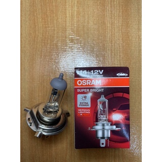 หลอดไฟหน้า ยี่ห้อ OSRAM  H4 12V  100/90W แท้ Made in China 🇨🇳