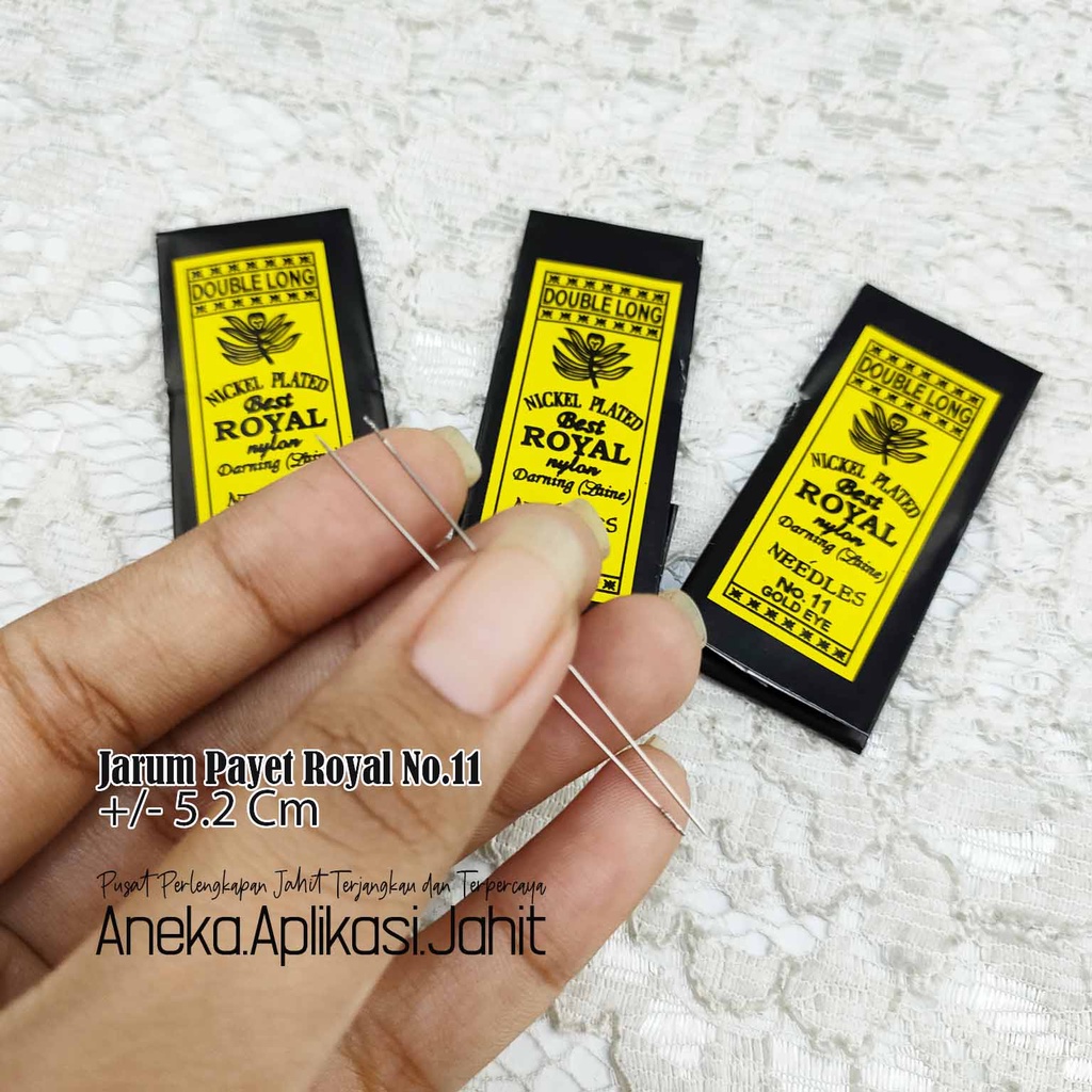 1 แพ็คของ ROYAL SEQUIN NEEDLES / SEQUIN SEWING NEEDLES