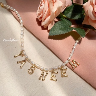 Kissmebythesun - Alphabet Pendant  | จี้ตัวอักษร ( เฉพาะจี้ )