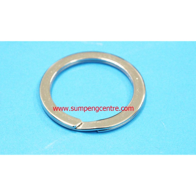 ห่วงพวงกุญแจแบนชุบนิเกิ้ล KB NK (500 ชิ้น), Nickel plated flat key rings KB NK (500 pieces)