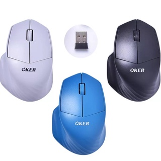 Oker usb wireless และ Bluetooth เมาส์ไร้สาย 2.4G แบบเสียงเงียบ รุ่นg920