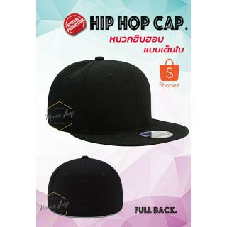 พร้อมส่ง🇹🇭ร้านในไทย🚩หมวก Cap ทรง Hip Hop ด้านหลังเต็มใบ