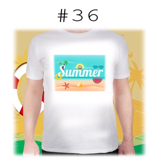 เสื้อยืดพิมพ์ลายSummer