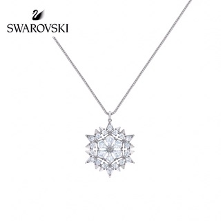 [สินค้าใหม่] Swarovski MAGIC สร้อยคอ จี้เกล็ดหิมะ หรูหรา สําหรับผู้หญิง