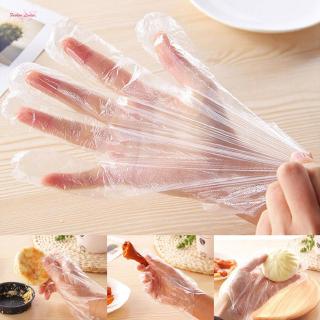 Clear Plastic Disposable Gloves Restaurant Home Service Catering Hygiene Supplies โปรโกลฟ ถุงมือพลาสติกใส  ถุงมือพลาสติกใส