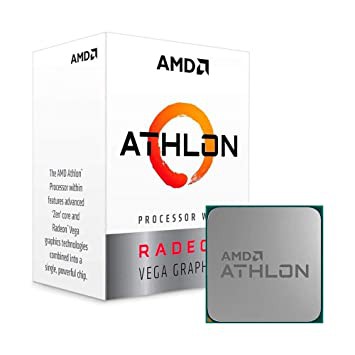 PU (ซีพียูC) AMD AM4 ATHLON 200GE/Core2/Thread 4/3.2 GHz/ with Radeon Vega Graphics(YD200GC6FBBOX)-W