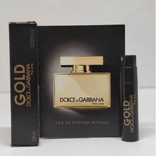 Vial 💢 DOLCE &amp; GABBANA 🌈 The One GOLD EDP Intense 0.8ml น้ำหอมพกพา ไวออลแท้💯