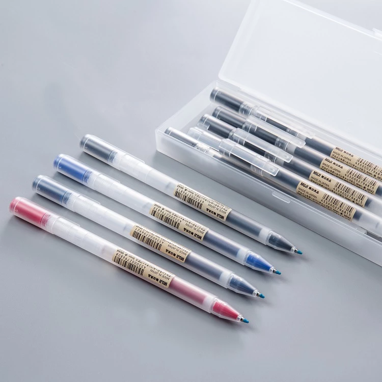 MUJI ปากกาเจลและไส้ ขนาด 0.38 และ 0.5 มม.