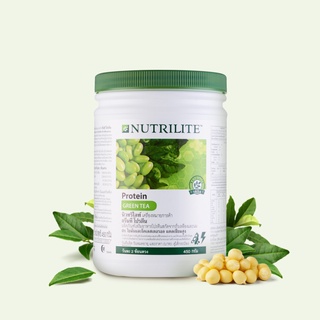 NUTRILITE Soy Protein Drink Mix - Green Tea Flavor (450g) นิวทริไลท์ โปรตีน กรีนที รสชาเขียว ขนาด 450 g.