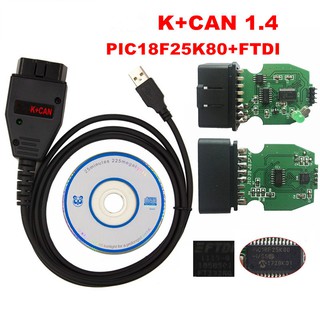 VAG K+CAN Commander 1.4 with FTDI FT232RL PIC18F258 Chip OBD2 Diagnostic Interface Cable for VW / AUDI / SKODA / SEAT