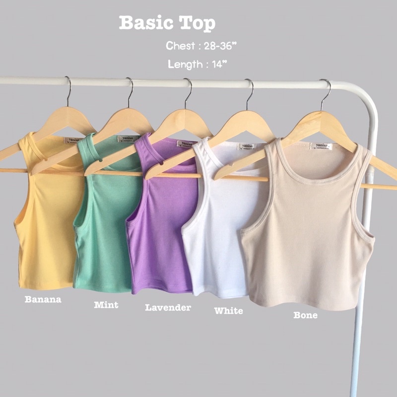 เสื้อกล้ามรุ่น : 𝐵𝑎𝑠𝑖𝑐 𝑇𝑜𝑝