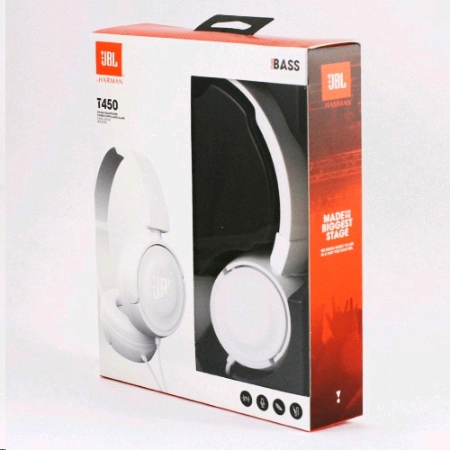 ส่งฟรี หูฟัง JBL T450 Headphone (Black)  "แท้ 1,000,000%"