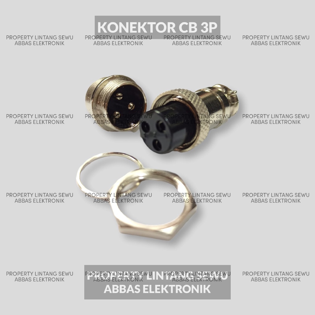 CB 3P 3 PIN CONNECTOR CONNECTOR CONNECTOR