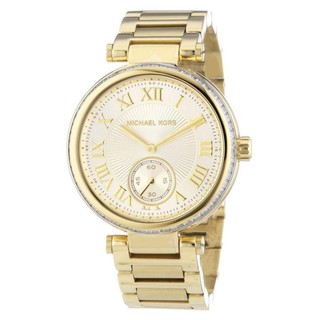 Michael Kors MK5867 Skylar Champagne Dial Gold-Tone Stainless SteelBracelet