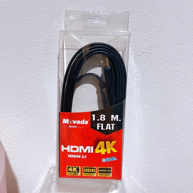สาย HDMI-FLAT 1.8M Movada