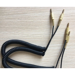 Marshall AUX Cable 3.5mm สาย AUX Marshall 3.5มม ข้อสปริงสีทอง มีสินค้าพร้อมส่งไวทุกวันจากไทย