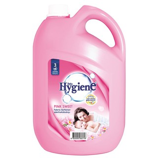 💥โปรสุดพิเศษ!!!💥 ไฮยีนส์ น้ำยาปรับผ้านุ่ม สีชมพู 3500 มล. Hygiene Fabric softener Pink sweet Pink Color 3500 ml