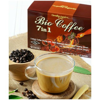 ไบโอ คอฟฟี่ 7 อิน 1 กิฟฟารีน Bio Coffee 7 in 1 | กาแฟปรุงสำเร็จชนิดผง ผสมเห็ดหลินจือสกัด