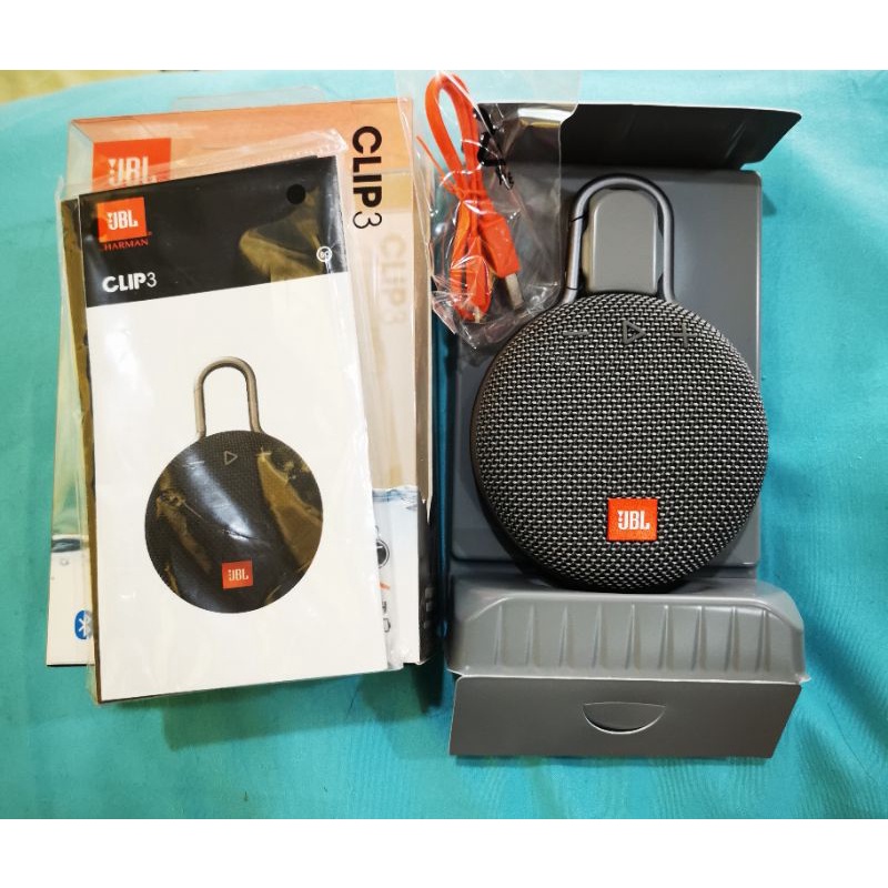 ลำโพง JBL CLIP3 Bluetooth speaker (มือสอง) สีดำ
