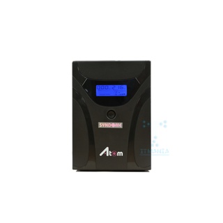 SYNDOME UPS (เครื่องสำรองไฟฟ้า) รุ่น ATOM 2000-LCD (2000VA/1200WATT) **รับประกัน 2 ปี**