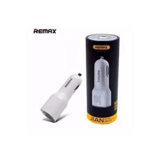 Remaxที่ชาร์จไฟในรถยนต์Remax In-Car Charger JIAN CC201 2xUSB Slots 2.1A Whiteสีขาว