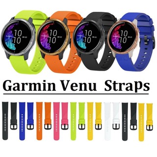 สายนาฬิกาข้อมือ ซิลิโคน สําหรับ Garmin Venu Venu Sq vivoactive 3M Forerunner 245 245M