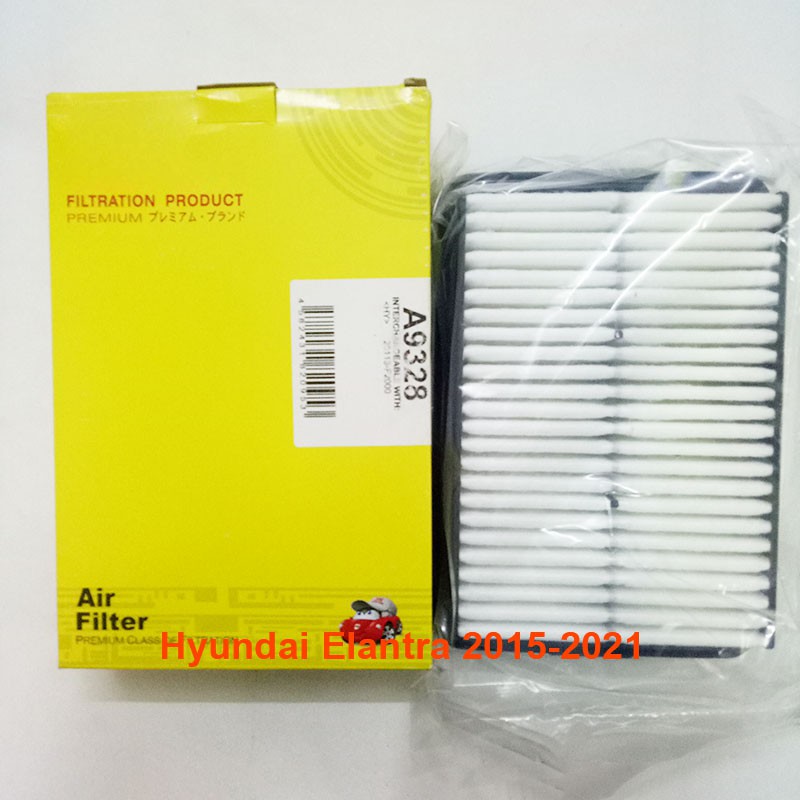 กรองแอร์เครื่องยนต์ Hyundai Elantra 2015-2021 รหัส A9328 by JS Asakashi Japan