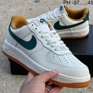 รองเท้าผ้าใบไนกี้ Air force 1Low rubber Beige งานพร้อมกล่อง