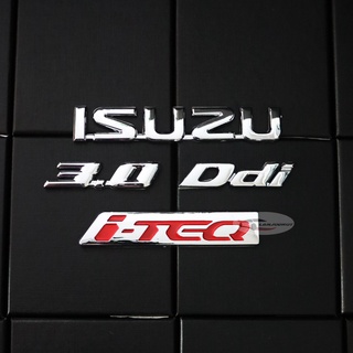 ชุด 4 ชิ้น สำหรับ ติดฝาท้ายรถกระบะ อีซูซุ ดีแม็ก ปี 2007 ขึ้นไป ISUZU 3.0 Ddi i-TEQ