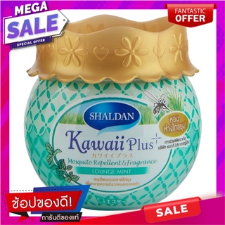 ชาล์ดองคาวาอี้พลัสเจลสมุนไพรไล่ยุงกลิ่นเลาจน์มิ้นท์ 180กรัม Shaldong Kawaii Plus Lounge Mint Scent Herbal Mosquito Repel