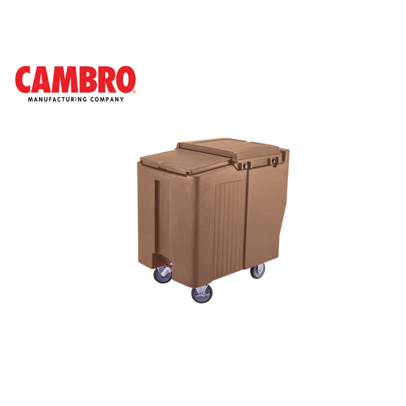 CAMBRO ถังเคลื่อนย้ายน้ำแข็ง ฝาสไลด์ 125ลิตร ขนาด กว้าง58.5 x สูง74.5 x ลึก80ซม CAM1-ICS125L